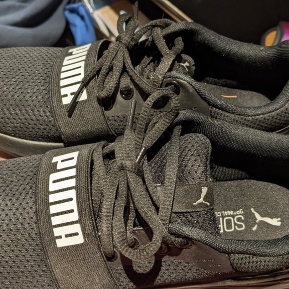 Puma Wired Run black size 7 (youth/men) shoes $25 - Picture 4 of 4